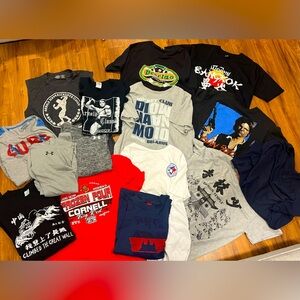 MENS 16 T-SHIRT Size large athletic BUNDLE